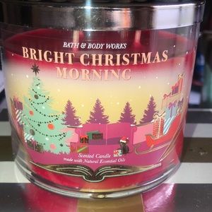 Bath and Bodyworks Three Wick Candle Bright Christmas Morning